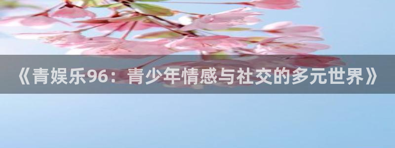 尊龙凯时人生下载官网：《青娱乐96：青少年情感与社交的多元世界》