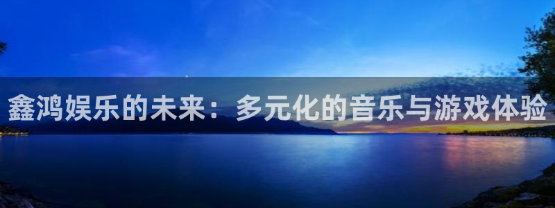 ag尊龙凯时官网：鑫鸿娱乐的未来：多元化的音乐与游戏体验